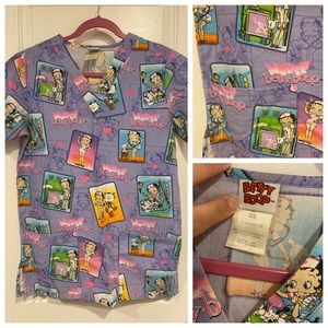Betty Boop - scrub top